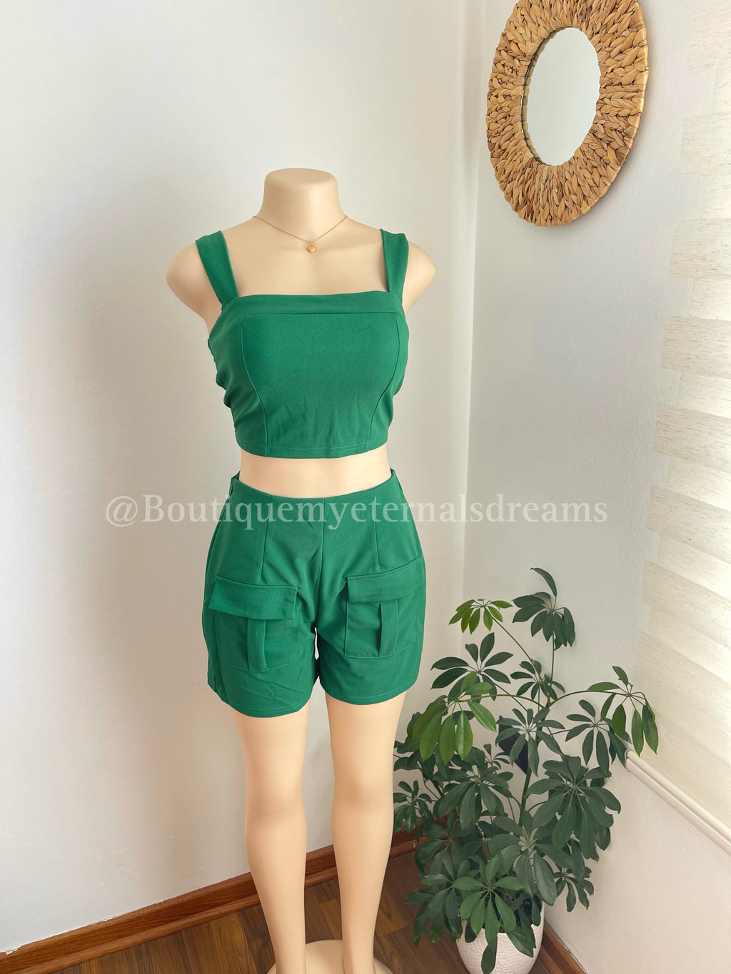 Crop y Short Isa