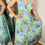 Vestido Maxi Halter Bianca Tropical