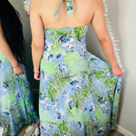 Vestido Maxi Halter Bianca Tropical