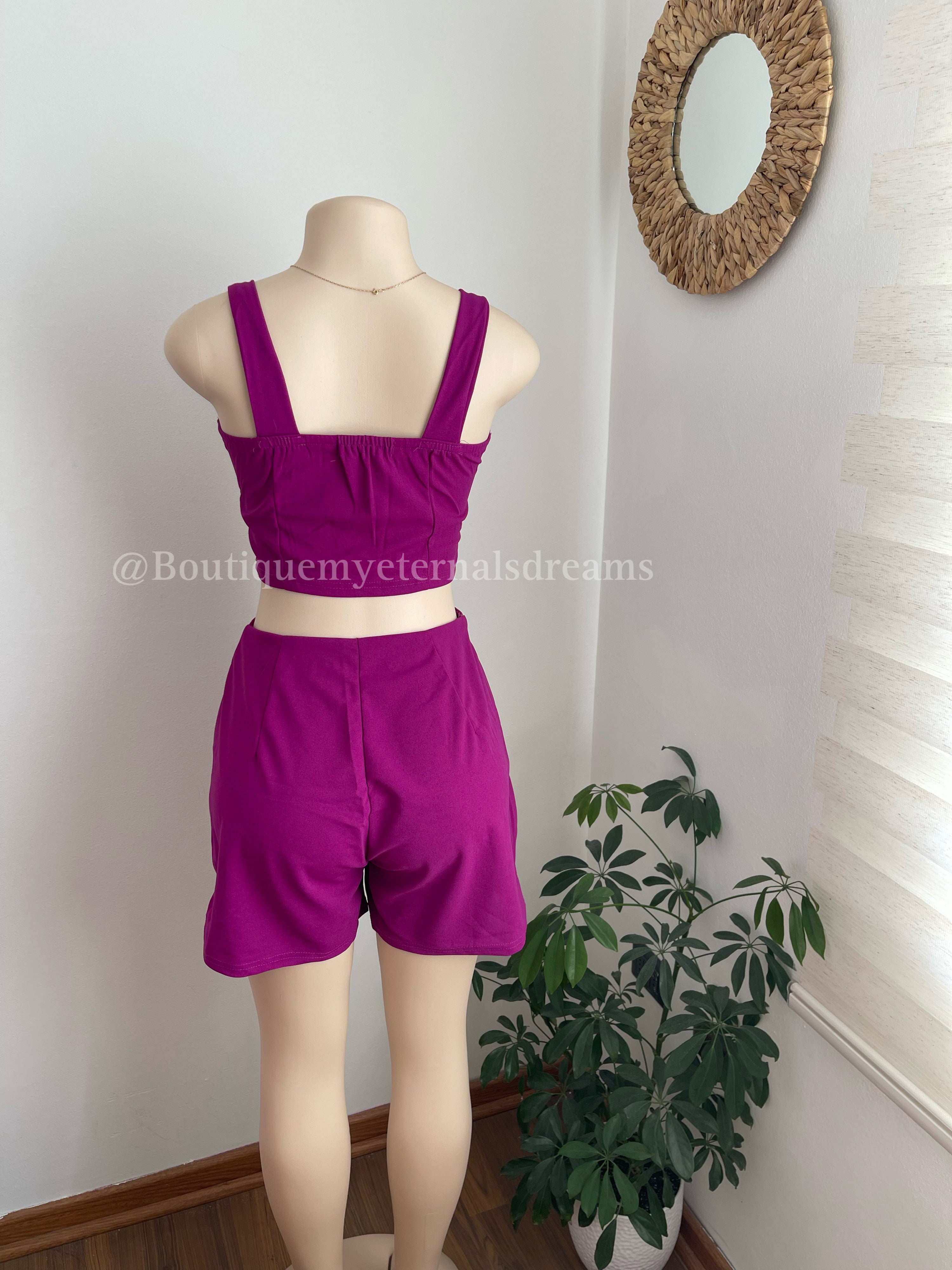 Crop y Short Isa