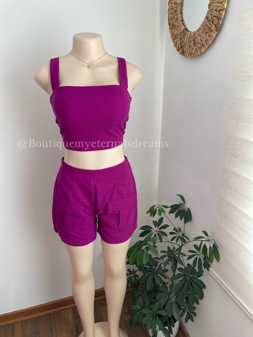 Crop y Short Isa