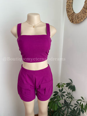 Crop y Short Isa