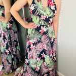 Vestido Maxi Halter Bianca Tropical