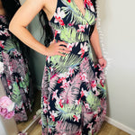 Vestido Maxi Halter Bianca Tropical