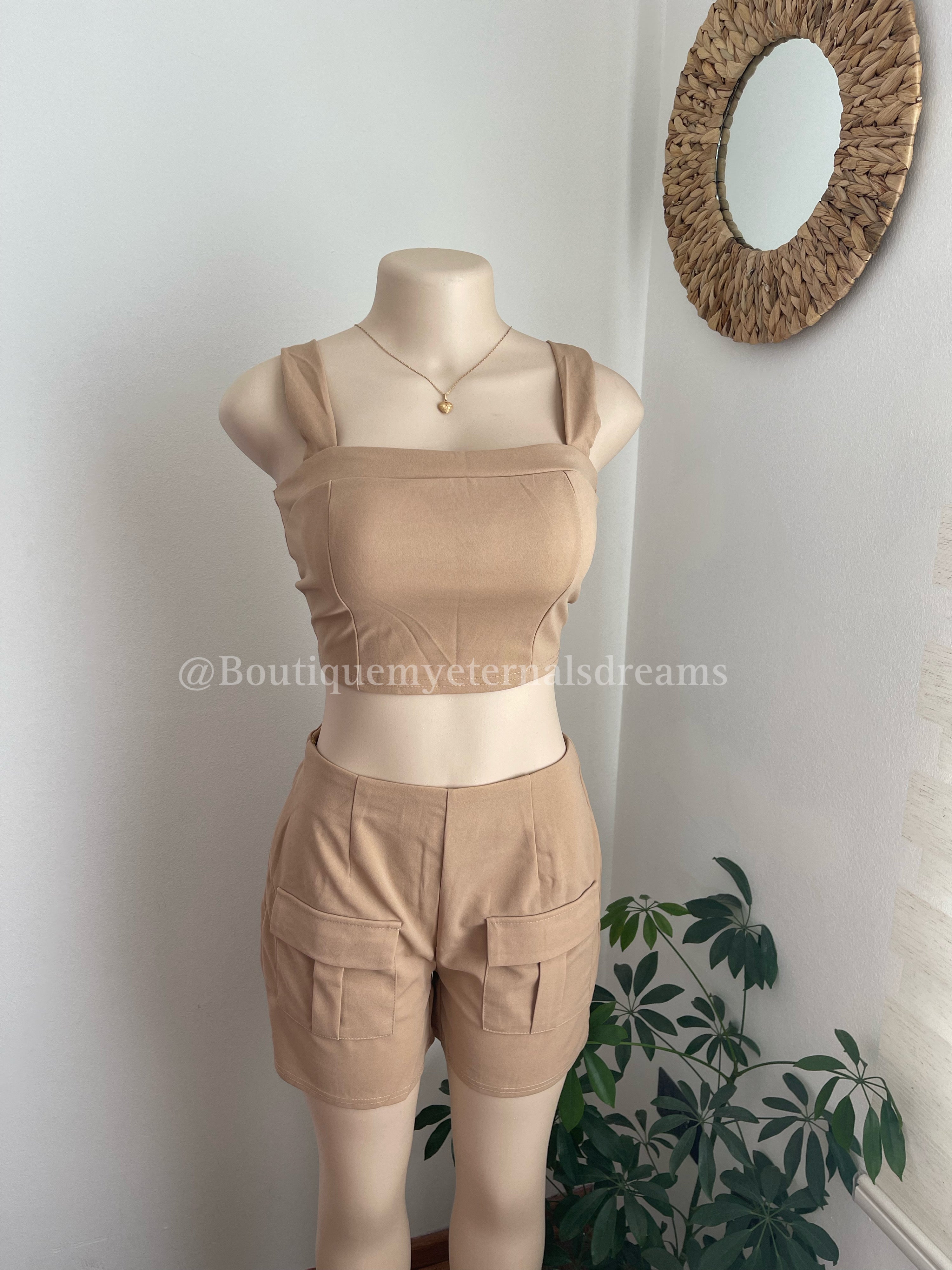 Crop y Short Isa